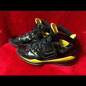 Nike Huarache Black & Yellow Patent Leather Sz 13